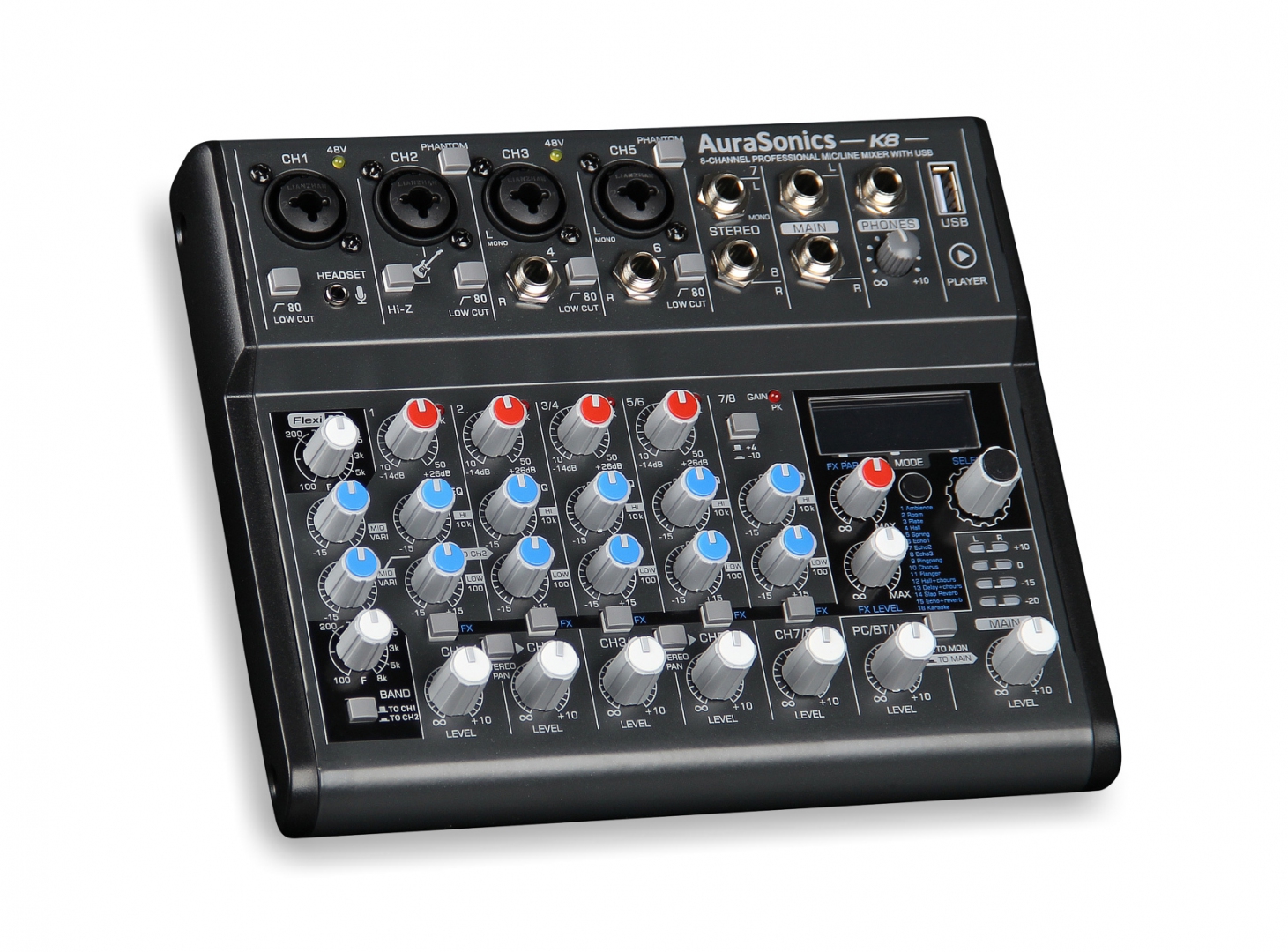AuraSonics K8 компактный микшерный пульт в Волгограде