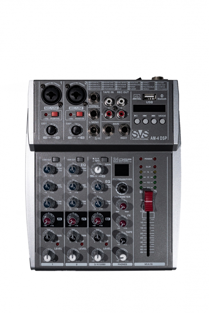 SVS Audiotechnik mixers AM-4 DSP Аналоговый микшерный пульт, 4-канала в Волгограде