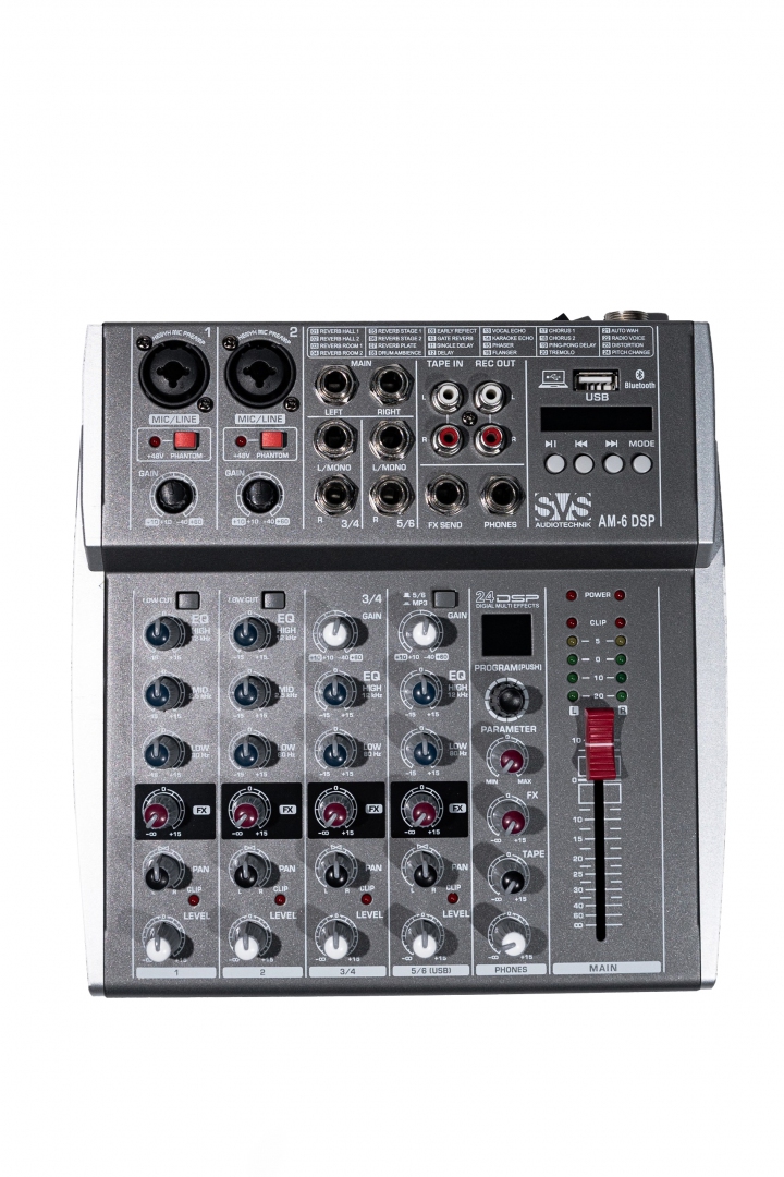 SVS Audiotechnik mixers AM-6 DSP Микшерный пульт аналоговый, 6-канальный SVS Audiotechnik mixers в Волгограде
